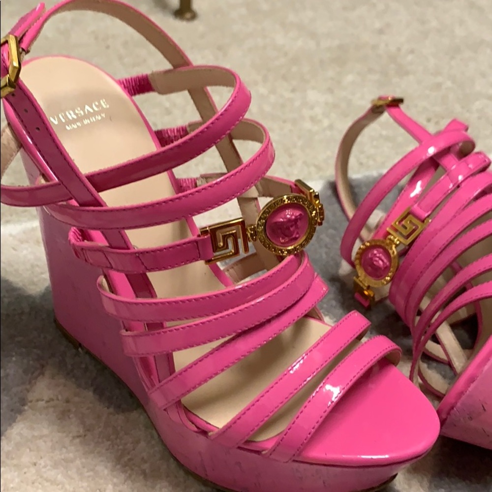 Authentic Versace wedge Sandals